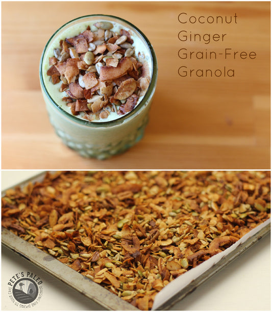 Coconut Ginger Grain-Free Granola