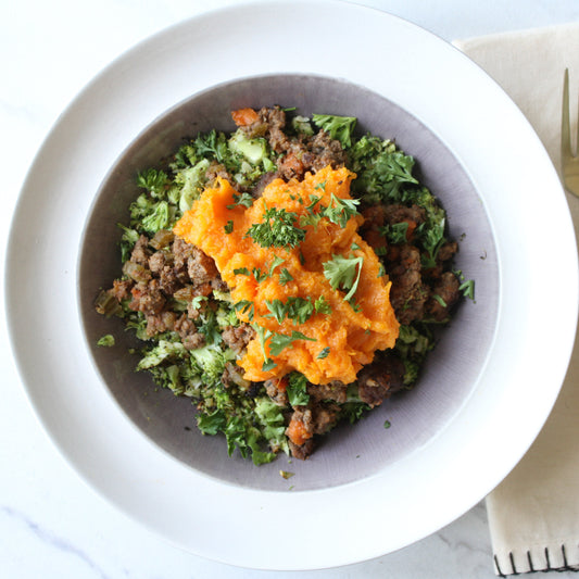 -Beef & Shallot Shepherd's Pie - Pete's Real Food