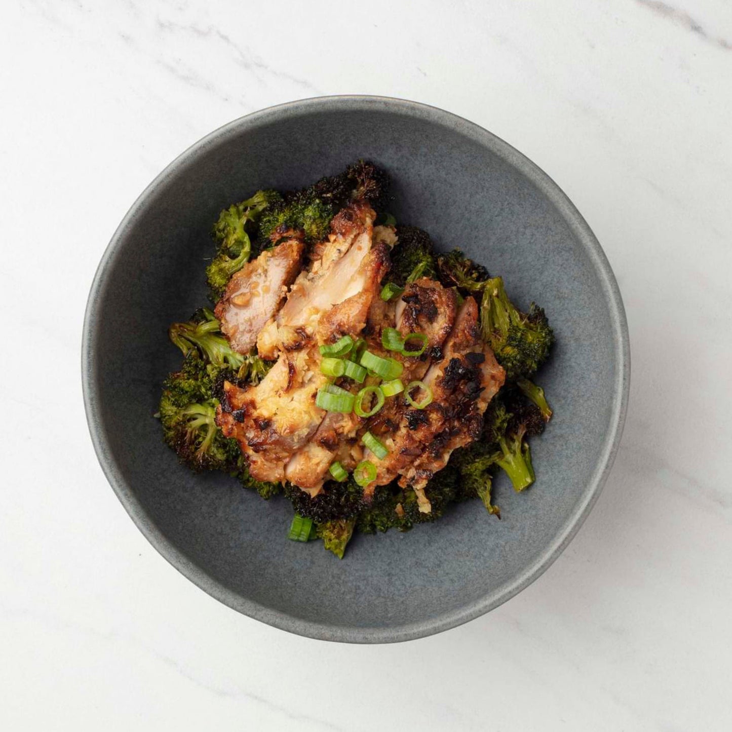 Roasted Garlic Grilled Chicken with Crispy Garlic Broccoli - Pete's Real Food